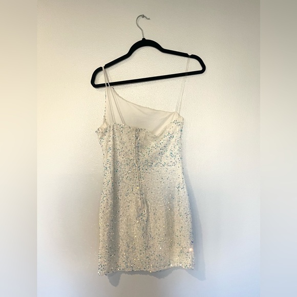 One Shoulder Cocktail Dress - Picture 2 of 4